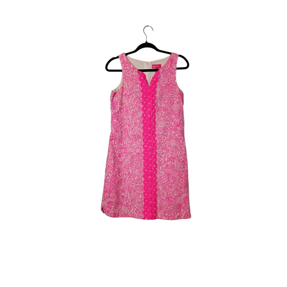 Lilly Pulitzer Target See Ya Later Sheath Mini Dress Pink Sleeveless Girls XL‎